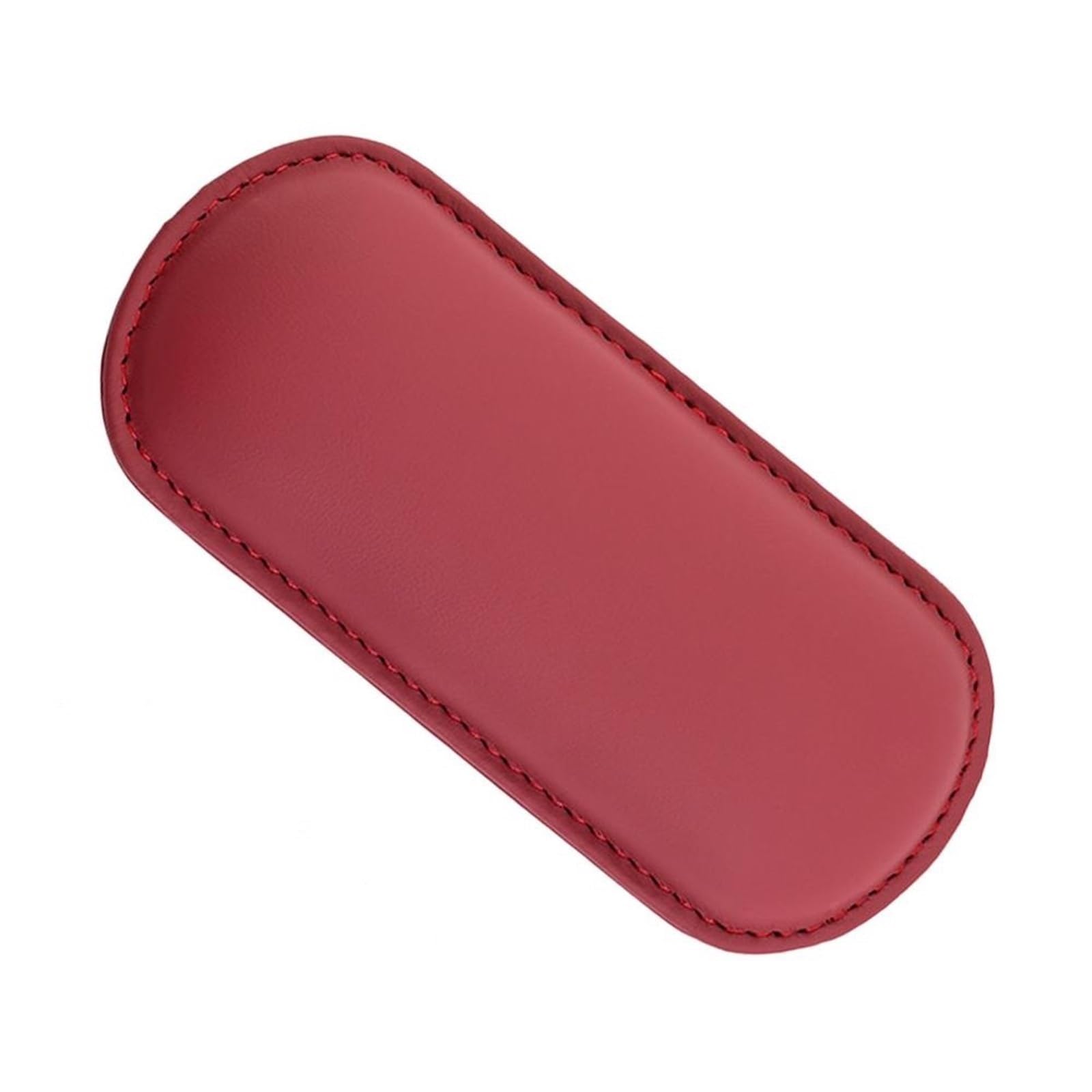 AWEUDNHI Car Armrest Box Car Door Elbow Rest Pad Support Cushion For Travel SUV Leather Pillow Armrest Console Armrest(Red)