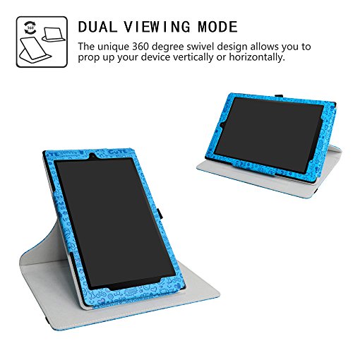 LiuShan per Amazon Fire HD 10 rotante Custodia,360...