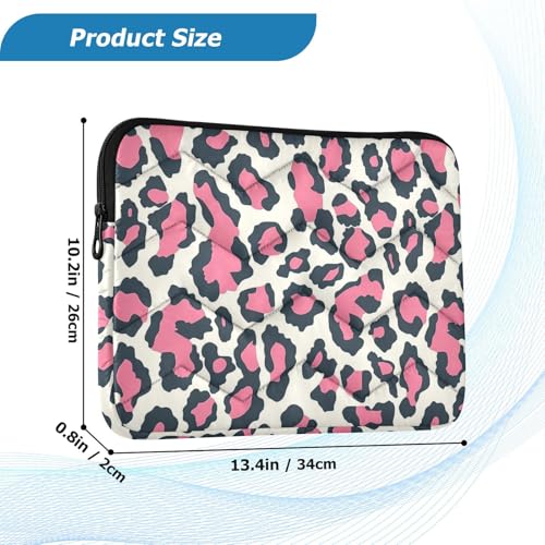 Funda para portátil ALAZA estampado leopardo rosa 13-14 pulg miniatura 3