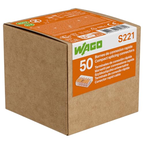Boîte de 50 bornes de connexion automatique S221-5 entrées