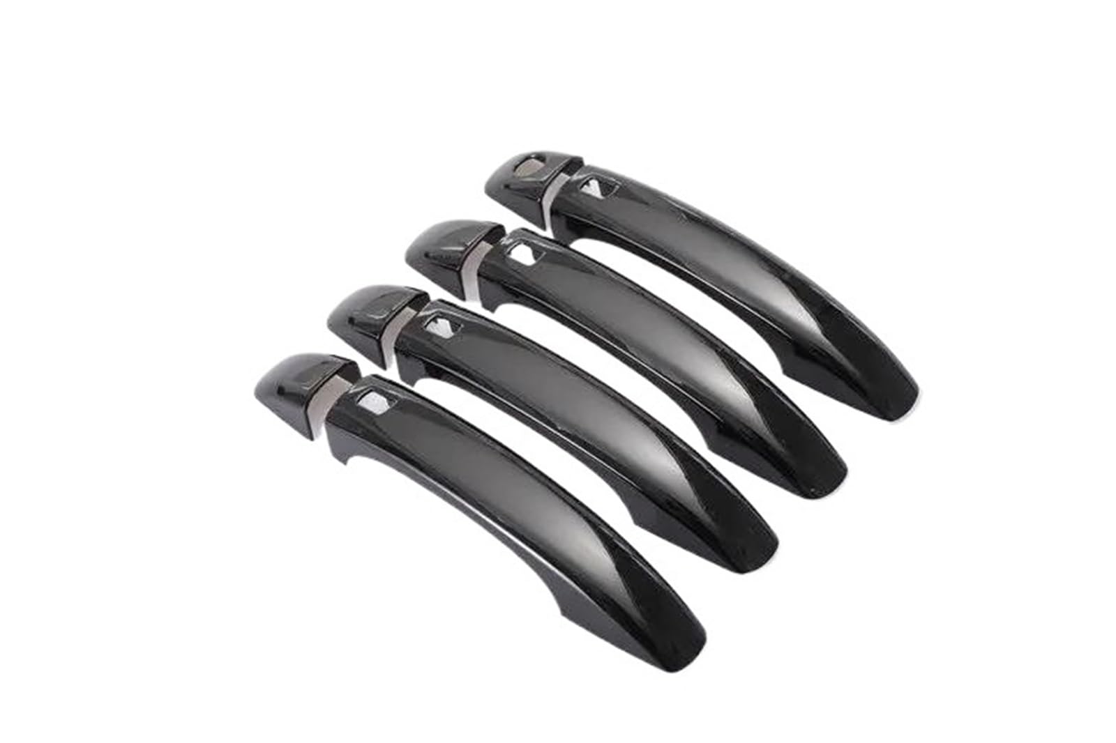 Zhqdrcy Black Handle Door Open Handles For A4 B8 For Q5 For Q3 2009-2016 Car Door Handle Cover Trim Sticker