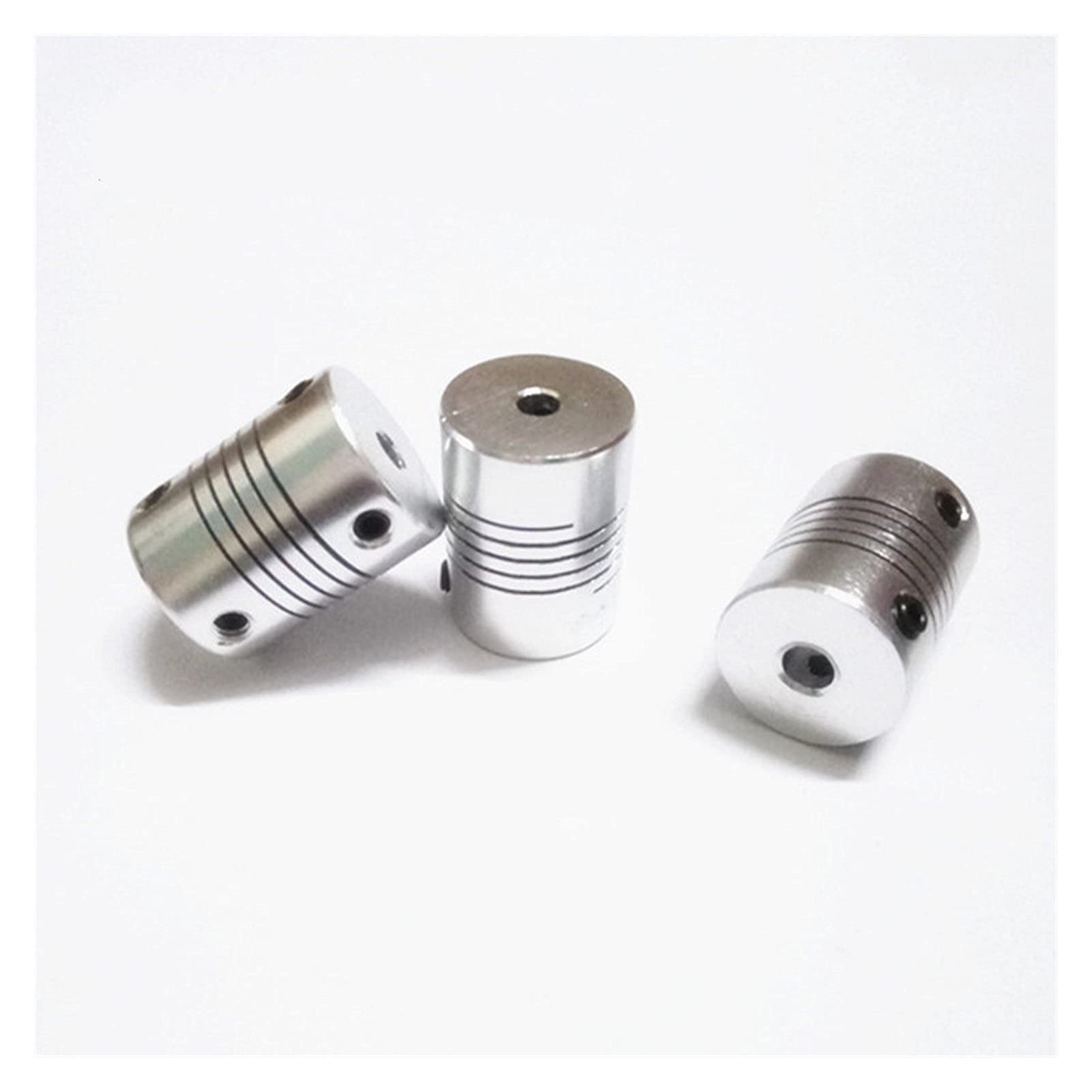 SUOFEILAIMU-PHONE CASE Metal Coupler 4pcs for CNC Motor Jaw Shaft Coupler Flexible Coupling OD 18x25mm D18L25 4/5/6/6.35/7/8mm (Inner Diameter : 6X6.35)