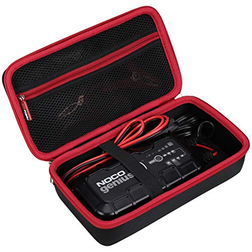 FBLFOBELI Hard Travel Case Compatible with NOCO GENIUS10/for Boost X GBX45 GB50 UltraSafe Jump Starter, Fully-Automatic Smart Battery Charger (Case Only)
