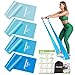GYMERK Fitnessbänder Set 4er, 1.8M/2M Fitnessband, 4 Widerstandsstufen mit Übungsposter, Gymnastikband mit Tragetasche & Übungsanleitung, Ideal für Yoga, Pilates, Muskelaufbau