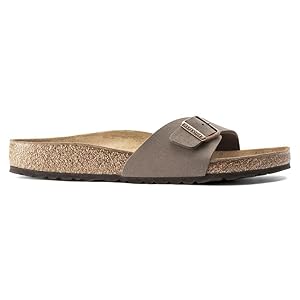 【新品】BIRKENSTOCK Madrid 26cm Madrid Big Buckle Natural Leather Patent in Color High-Shine