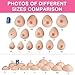 Vollence D Cup Self Adhesive Silicone Breast Forms Fake Boobs for Mastectomy Prosthesis Crossdresser Trans gender Cosplay