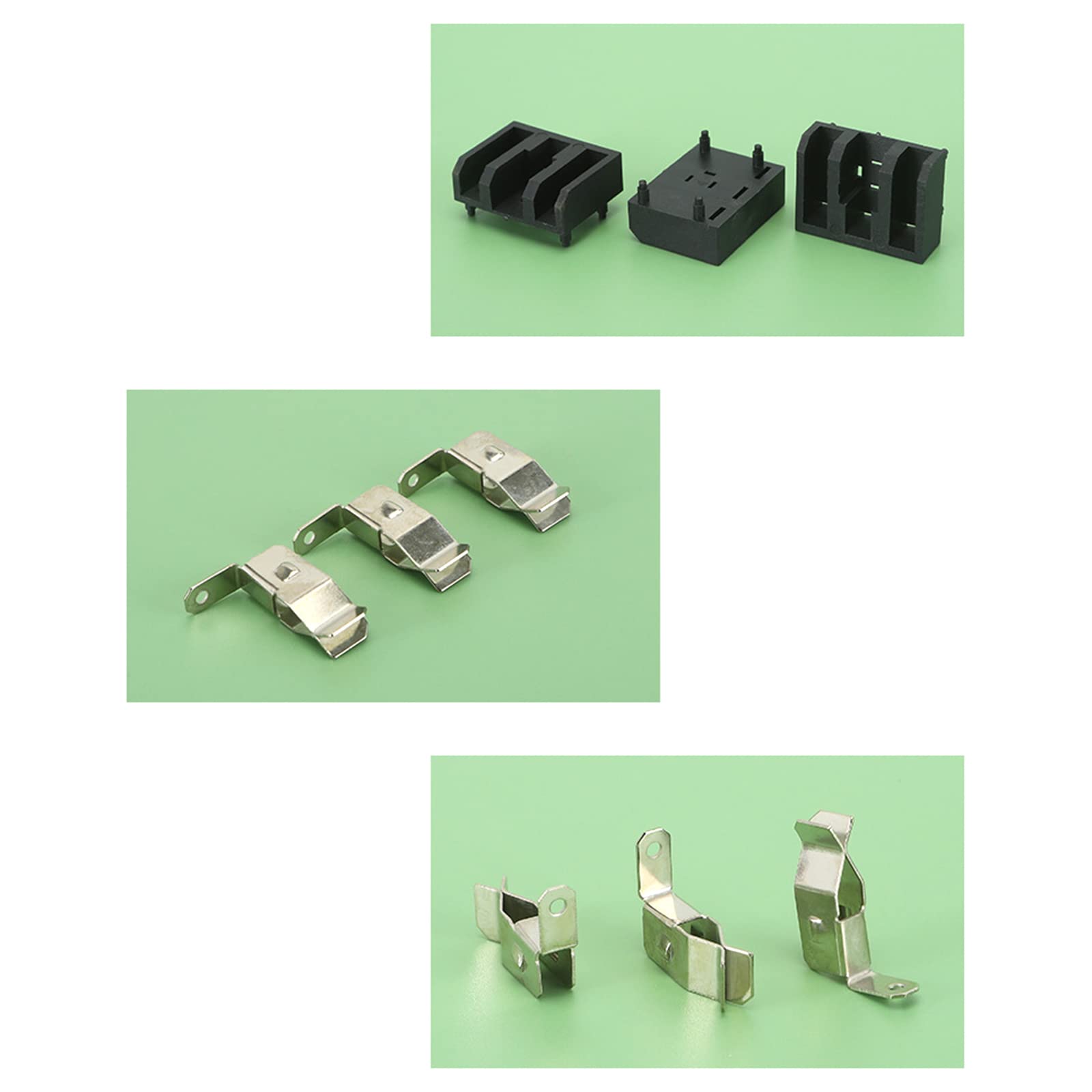10 pezzi di connettori a blocco per batteria per posizionamento di protezione senza sbavature crepe per tosaerba kit connettori batteria trapano elettrico