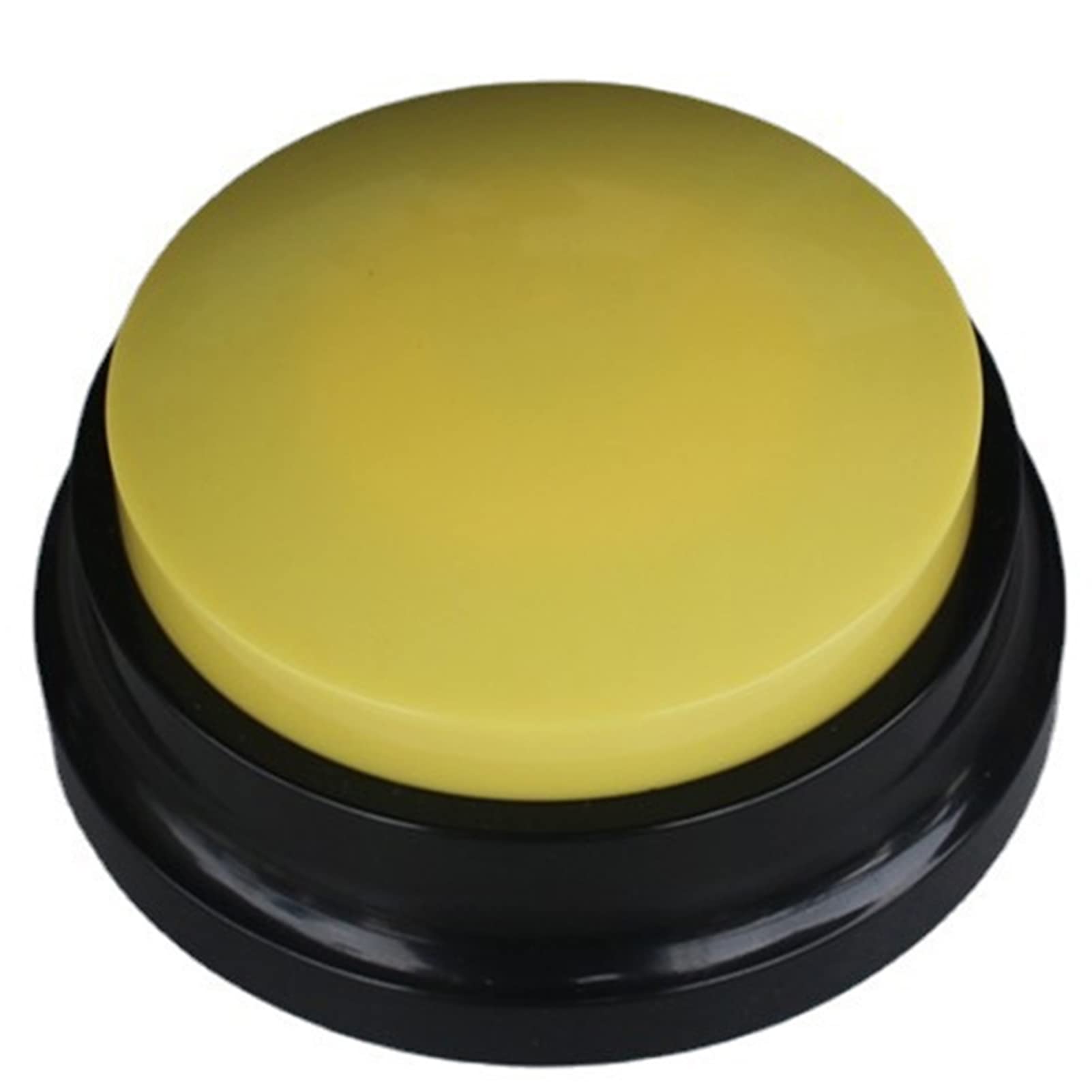 VALINK Dog Button Pet Communication Button Pet Training Buzzer, Learninged Resources Recordable Answer Buzzers, Multifunctional Pet Dog Interactive Toy Yellow