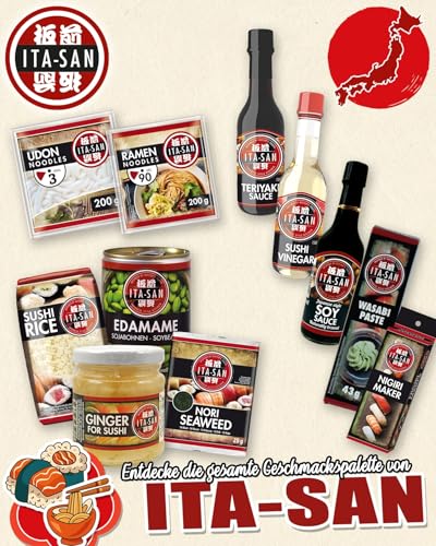 ITA-SAN Sushi Reis, Rundkorn 1. Qualität, 100% sortenrein, schnell und einfach zubereitet, vegan, halal, glutenfrei (1 x 500 g)