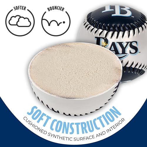 Image of Franklin Sports MLB Team Soft Baseballs - Team Logo - Fan Shop Toy Baseball for Kids - Decoration for Desks and Office