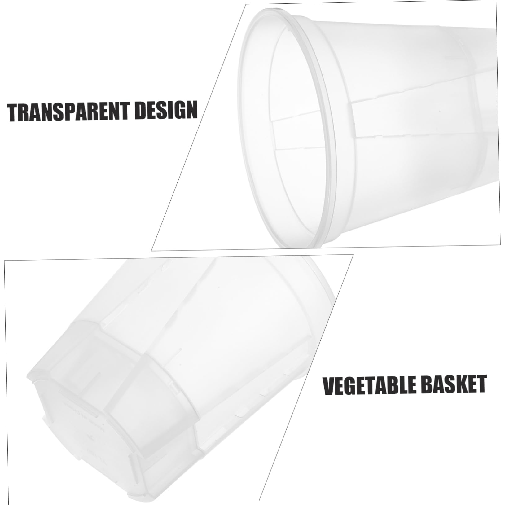Pot Transparent Auto-drainant pour Plantes D'intérieur Jardinière en Plastique avec Trous pour Orchidées Et Fleurs Pots De Pépinière pour Arrosage De Jardin