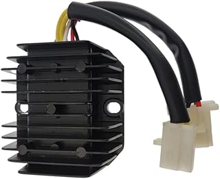 QCHIAN Voltage Regulator Rectifier Motorcycle Voltage Regulator Rectifier For GY6 125cc 150cc 152QMI 157QMJ Engine Scooter ATV Buggy And Karts 7 Pin Motorbike Rectifiers