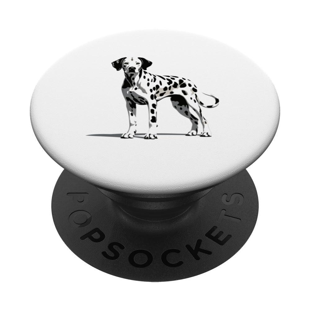Dalmatian dog gift for dog lovers PopSockets Standard PopGrip