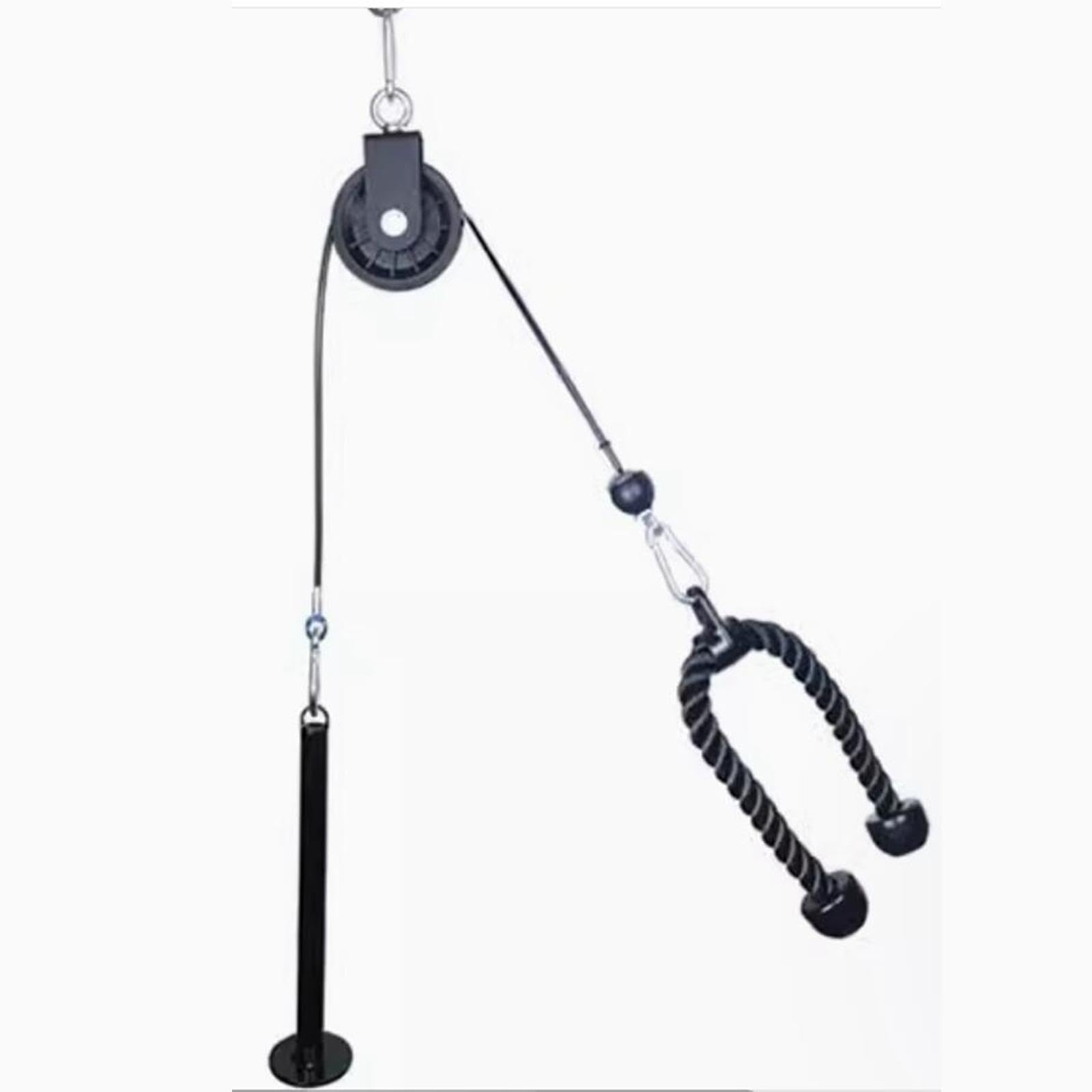 Fitness Cavo Acciaio Fune Pulley Allenamento Palestra Fune Acciaio Installazione Semplice per Funzione Estensione Braccia Adatto a Esercizi