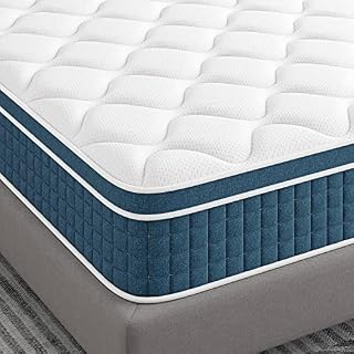 Koorlian Small Double Mattress 27cm Hybrid Pocket Spring Mattress,Upgraded 4FT Mattress Small Double Bed, Breathable Foam and Supportive Sprung Mattress, Motion Isolation,Medium Firm,180 Night Trial