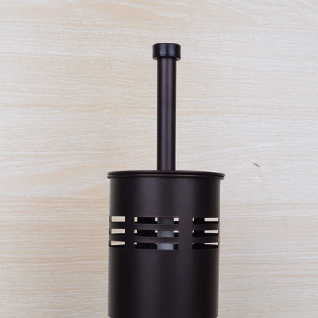 Toilet Brush Set Metal Toilet Brush, Suitable for Tall Toilet and Toilet Brush Holder Toilet Brush
