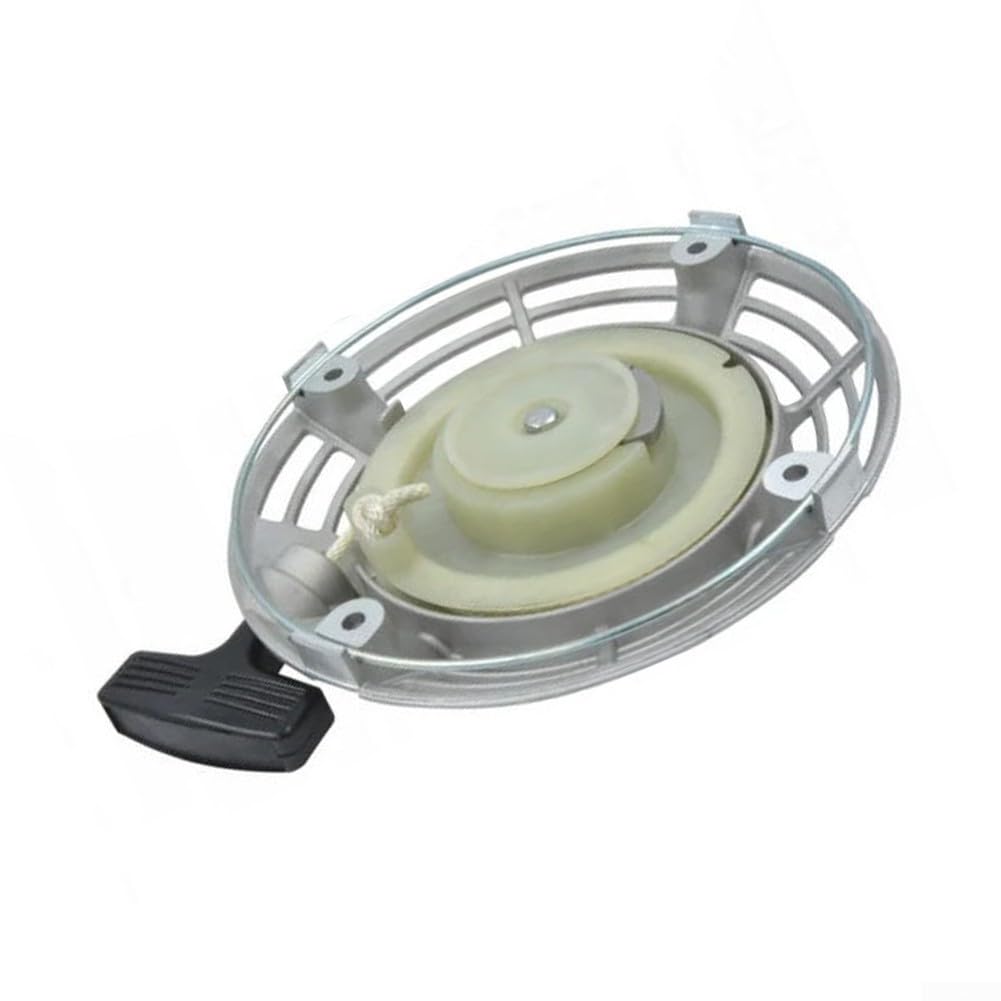 Arrancador de retroceso, arrancador de tracción, para motores Hatz 1B20 1B30 1B40 1B50, montaje de arranque de aluminio con anillo de metal, pieza de repuesto de manivela manual