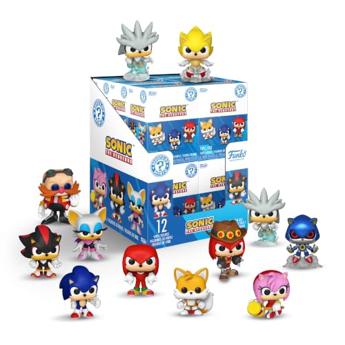 Funko Mystery Mini: Sonic The Hedgehog - 1 of 12 to Collect - Styles May Vary - Figurine en Vinyle de Collection - Idée Cadeau - Produit Officiel - Jouets pour Enfants et Adultes