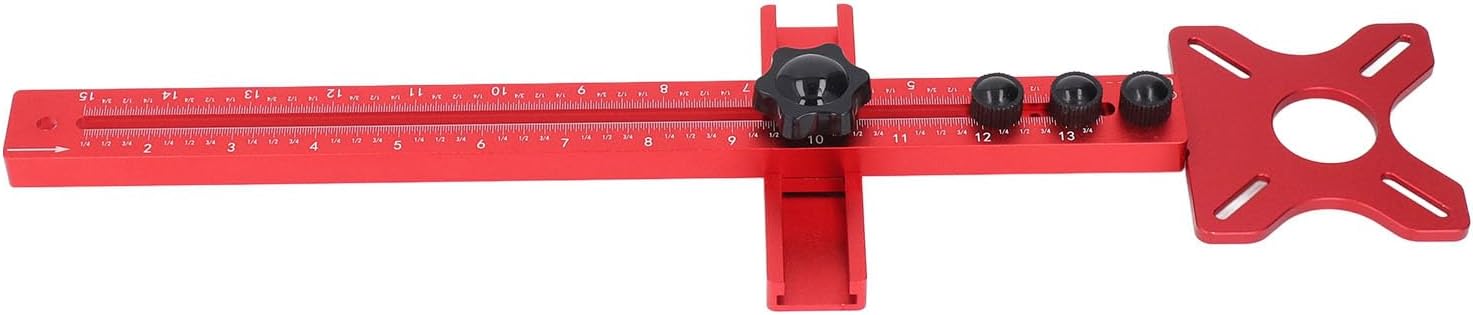 Woodworking Router Milling Groove Bracket Aluminum Circle Guide Tool 445mm Total Length