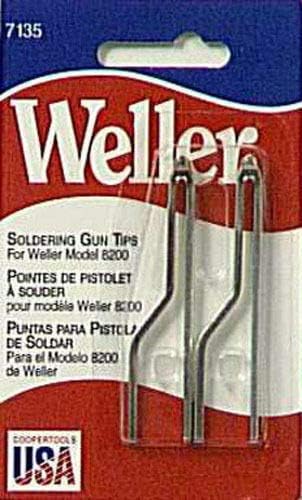 Miniatura 2 de (5 paquetes de 2) WELLER 7135W punta de soldadura para pistola de soldadura 8200, 2 por paquete/10 puntas