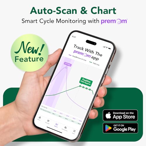 Image of Easy@Home PdG Test Strips: 5 Pack - Track Ovulation Insights with Progesterone Urine Tests - at Home Fertility Test for Women with Premom Ovulation App - PdG (Pregnanediol Glucuronide) Tests