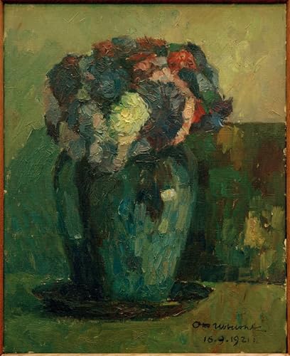 Affiche Graffiti Vase avec Asters Otto Ubbelohde Décoration 60x90cm