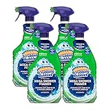 Scrubbing Bubbles Bathroom Mega Shower Foamer Spray, Rainshower, 32 fl oz (Pack of 4)