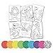 ArtSkills Kids Glitter Sand Art Activity Kit, Arts and Crafts, 6 Peel and Sprinkle Designs, 8 Sand Colors plus Glitter.