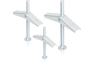 26-Piece Heavy-Duty Butterfly Anchors for Drywall and Toggle Bolts with Wing Nut Kit