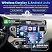 [2+64G] for Kia Rio Pride 2015 2016 2017 Android Radio, NHOPEEW 9 Inch Touch Screen Car Stereo - Wireless Carplay & Android Auto, HiFi/EQ, GPS, 5G/WiFi, Mirror Link, FM, SWC + AHD Backup Camera