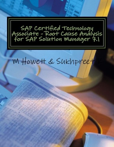 SAP Certified Technology Associate - Root Cause Analysis for SAP Solution Manager