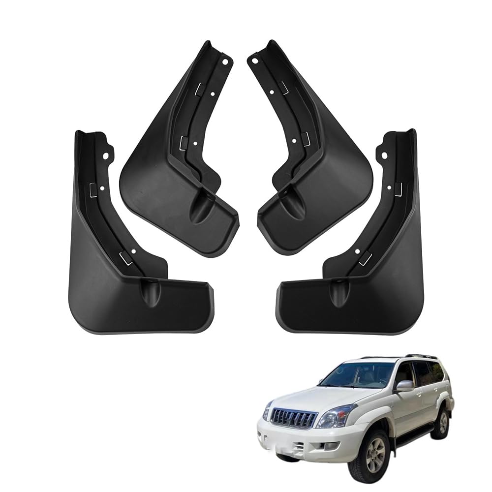 AMHVMU 4pcs Mud Flaps for Prado FJ120 (4-door version) 2003-2009