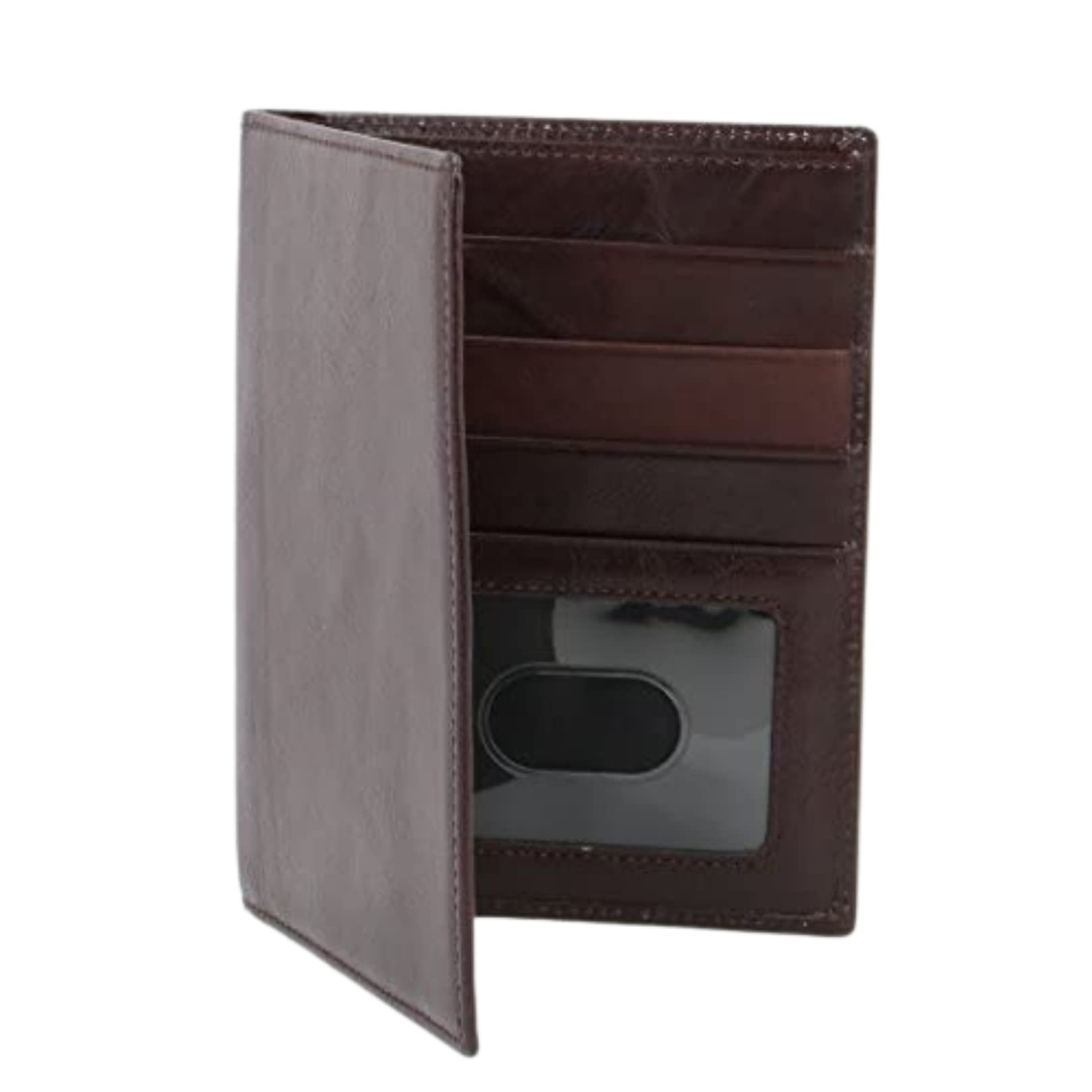 myBitti Passport Wallet Executive Boarding Pass Holder Radish Brown