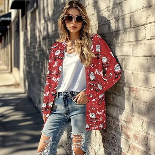 Image of Womens Open Fron Cardigan Sweaters Long Sleeve Tops Daily Coats