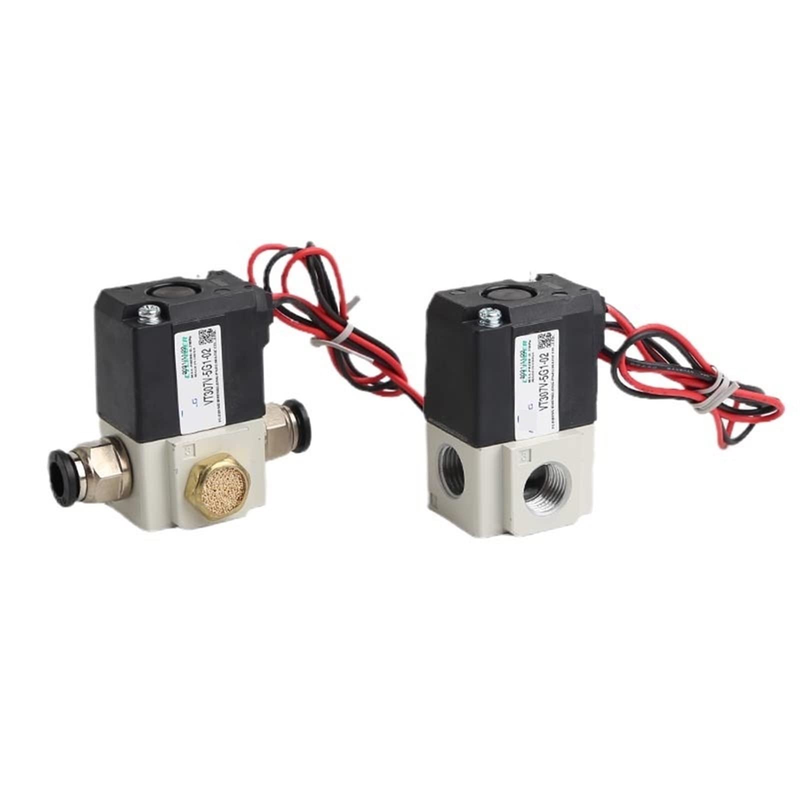Vanne électromagnétique haute fréquence sous vide, 1 pièce, VT307-5G1-02 VT307V-5G1-01 VT307V-4G1-01 VT307-4G1-02 VT307-6G1-02 VT307-6G1-01 (Color : VT307-5G1-02, Size : Without fitting)