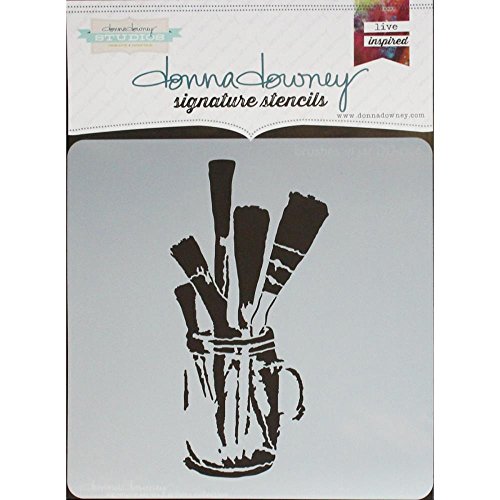 Donna Downey stampini Stencil dd-096 Signature
