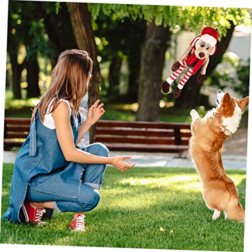 VILLFUL Brinquedo De Natal Para Cachorro Bichinho De Pelúcia Bichinho De Pelúcia Brinquedos De Limpe