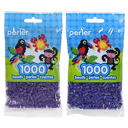 Perler Perlen-Beutel 1000, Bündel Trauben und Iris, 2 Stück