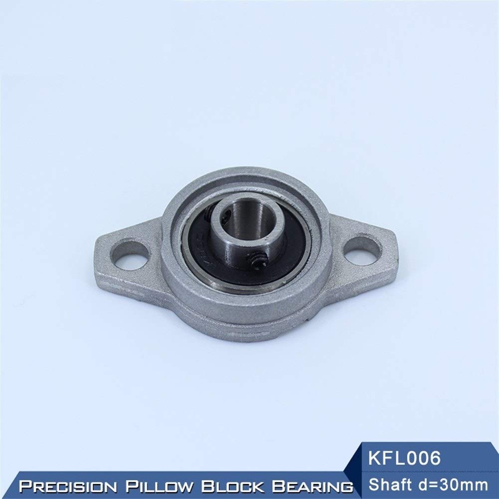 Cojinete montado KFL006, diámetro del Eje de 30mm, Bloque de Almohada de aleación de Zinc KFL, cojinetes de Bloque de Brida KFL006 FL006