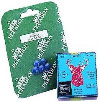 Elkmaster glue on snooker/pool cue tips 8 mm – 14 mm)