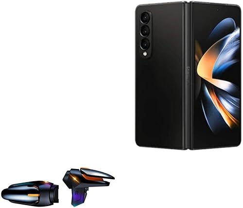 BoxWave Equipo de juego compatible con Samsung Galaxy Z Fold 5 - Pantalla táctil QuickTrigger Auto, botones de disparo Autofire Gaming Mobile FPS -