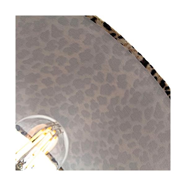 Unique and Distinctive Tiger Print Table/Pendant Lamp Shade in Brushable Velvet by Happy Homewares - Image 6