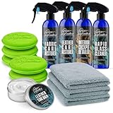 Pure Definition Car Interior Detailing Kit, Glass, Leather, Fabric Cleaner and Accessories - Cleaning Set Restores Trim, Upholstery, Plastic and Mirror