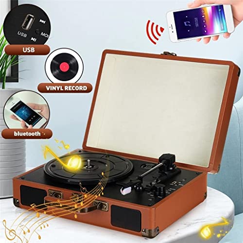 KIDYBO Lecteur de Valise Portable Bluetooth à 3 Vintage avec des Haut-parleurs intégrés | Sound Audio à la Platine… - Les Beatles, Paul McCartney, John Lennon, RIngo Starr, George Harrison KIDYBO Lecteur de Valise Portable Bluetooth à 3 Vintage avec des Haut-parleurs intégrés | Sound Audio à la Platine… – Image 4