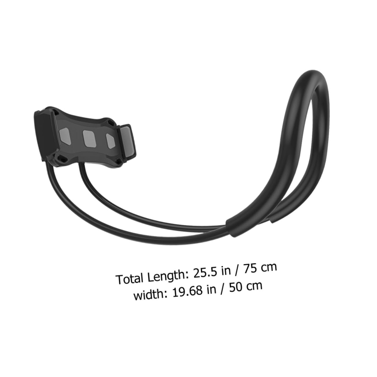 Didiseaon Supporto Cellulare da Collo Flessibile Porta Telefono per Tablet e Smartphone Nero Compatto e Portatile per Videochiamate e Intrattenimento Hands