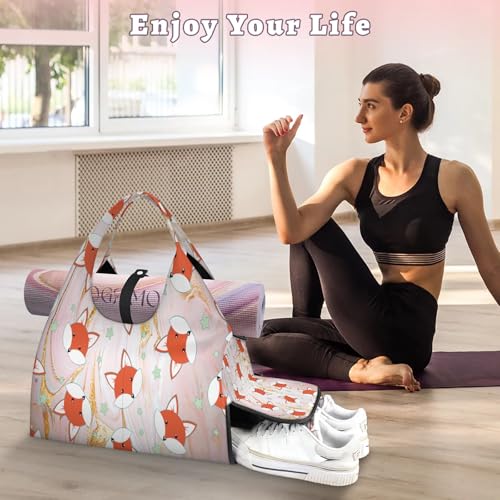 Bolsa deportiva con compartimento para zapatos Marble Fox L 6