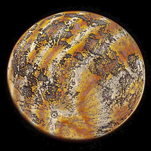 Moneda Mokume-Gane Luna 1 pulgada miniatura 3