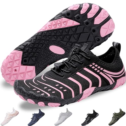 Image of Voyabarefoot Shoes for Women Men 2026 Upgrade Wide Toe Box Barefoot Hiking Sandals,Non-Slip Adjustable Water Shoes for Beach Walking Travel, Comfortable Slip On Walking Shoes