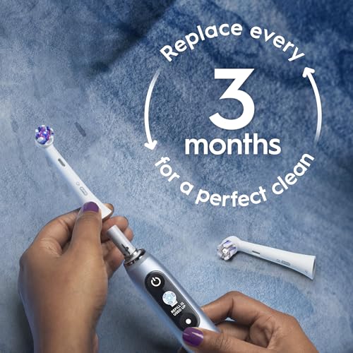 Image of Oral-B iO Series Ultimate Clean Electric Toothbrush Replacement Brush Heads for an Oral-B Electric Toothbrush, 4 Count, White