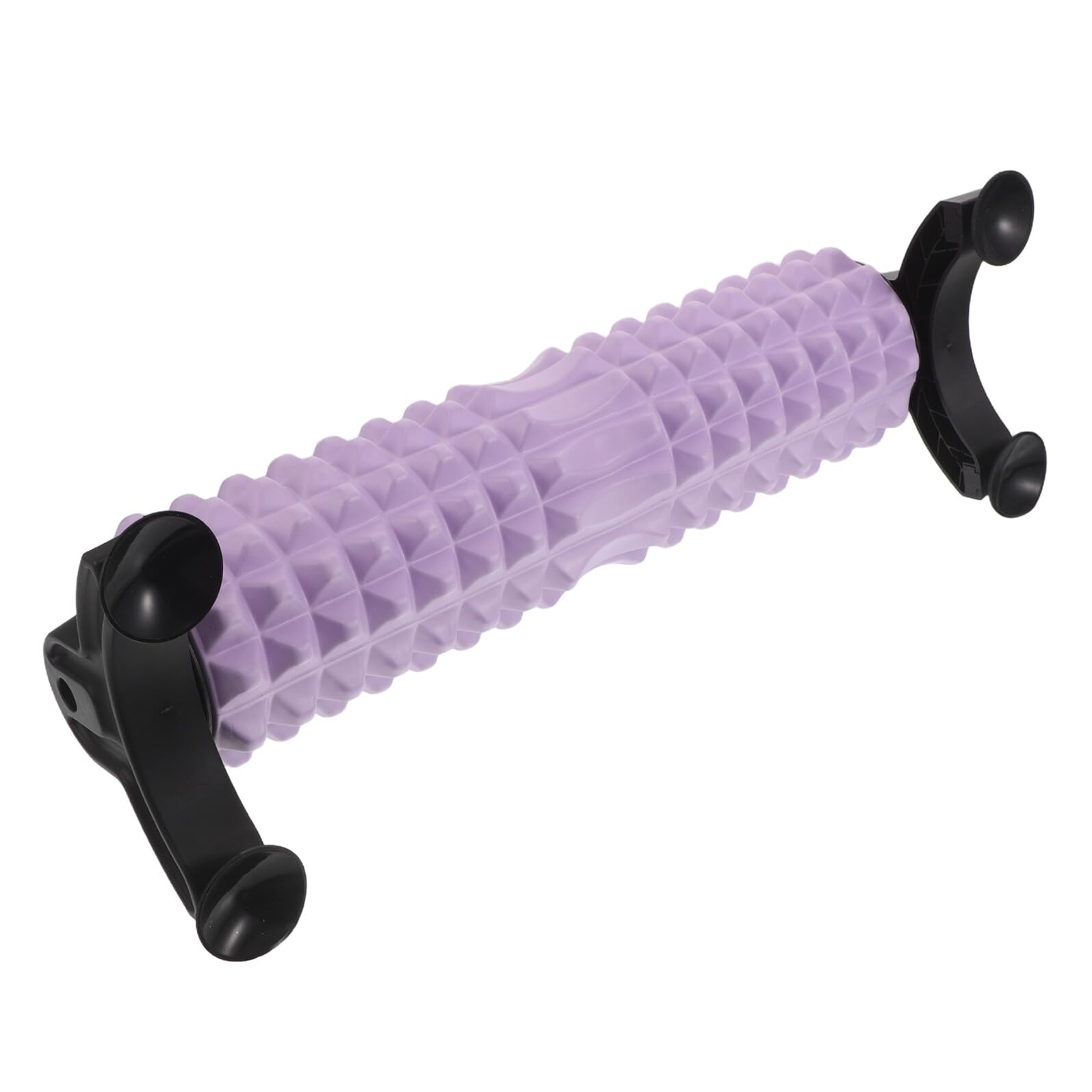 ibasenice Solid Foam Roller Stick with Stand Portable Fitness Massager Roller for Pilates Muscle And Deep Tissue Massage Stable Back And Leg Exercise Tool for Home Gym